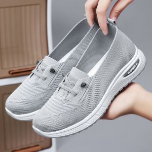 KEYOOL Thoáng khí Giày đi bộ nữ Nhẹ Lỗ lưới Giày thể thao thông thường Thời trang Sự thoải mái Giày thể thao dễ mang Du lịch ngoài trời tại nhà