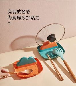 IKIJI Multipurpose Pot lid Stand rack Pot Storage Rack Rak penutup periuk铲子锅铲放置架