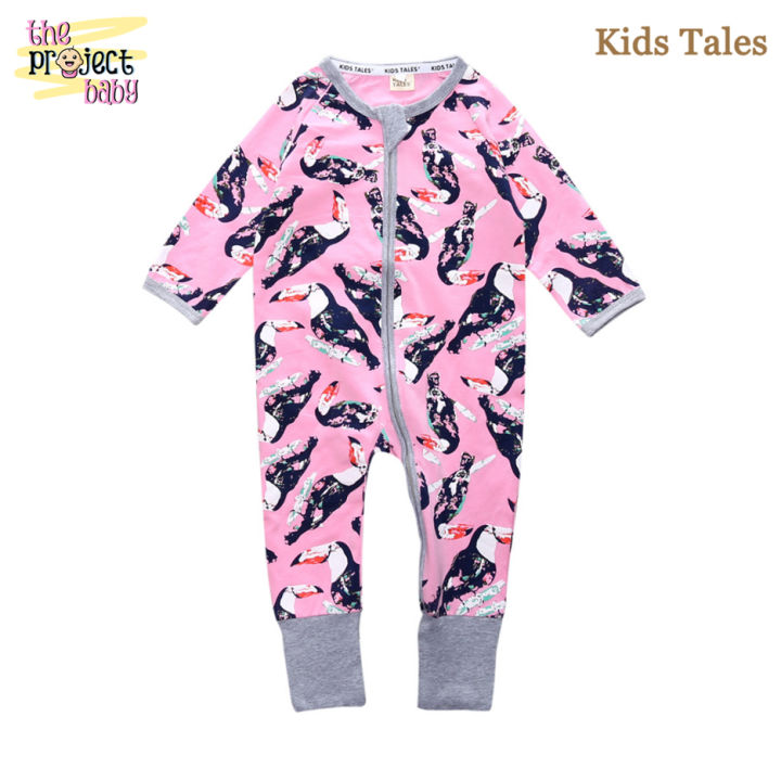 24m Kidstales Cotton Zipper Baby Sleepsuit wondersuit Kids overall