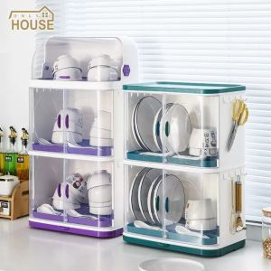 LEBI ที่ใส่ช้อนส้อม ตู้เก็บจานชาม dish rack กล่องเก็บจาน ชั้นวางของ เครื่องครัว ชั้นวาง ตู้เก็บของครัว ครัว ที่ใส่ช้อน ที่เก็บจานชาม ตู้ครัวเก็บจาน ตู้เก็บของพลาสติก