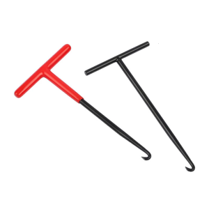 High Strength Steel T Handle Exhaust Spring Puller Tool for Motorcycle Brake Maintenance and Emergency Repairs Task 2pcs