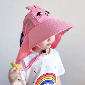 【SG Stock】Kids Sun Hat Wide Brim Bucket Hat | Baby Toddler Summer Beach UV Sun Cap for Boys Girls