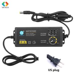 [Celectroni]3-36V 60W Power Adapter Adjustable Voltage with Display Screen US Plug
