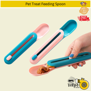Pet Treat Feeding Spoon/Liquid Snack Feeding Spoon-Random Colour