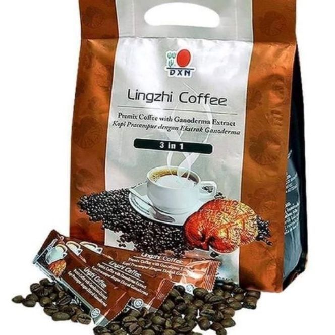 DXN Kopi Lingzhi Coffee 3-in-1 Instant Coffee Beverage with Ganoderma ...