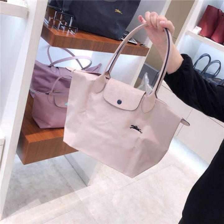 Genuine Longchamp Le Pliage Club 70Th Anniversary Embroidered