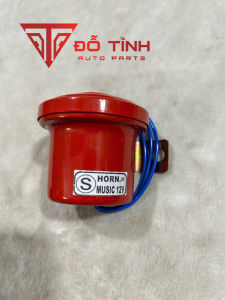 Còi lùi xi nhan còi de tít tít nhạc cho ô tô công nông ba gác... Còi lùi đỏ điện 12v-24v.