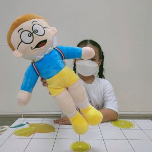 GẤU BÔNG NOBITA SIZE LỚN HOẠT HÌNH DOREMON NHIỀU MÀU DỄ THƯƠNG CHO BÉ
