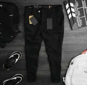 Celana Chino Pria Slimfit Premium Warna Solid Full Length