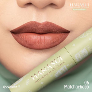 HANASUI Mattedorable Lip Cream Matcha Latte Edition