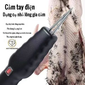 Máy nhổ lông vịt cầm tay pin sạc chuyên nhổ lông ngắn lông mới nhú vịt xiêm gà ngỗng lông măng