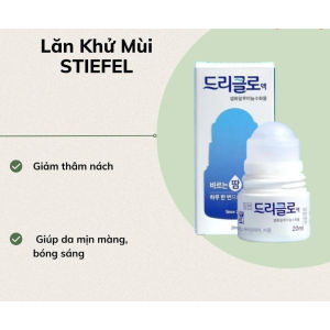 Lăn Nách Khử Mùi Hàn Quốc Stiefel Driclor Giúp Sạch Thơm Vùng Da Dưới Cánh Tay 20ml