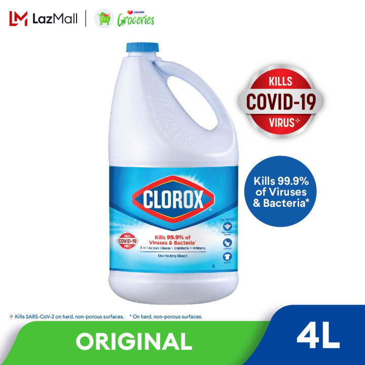 Clorox Bleach Original 4L Lazada