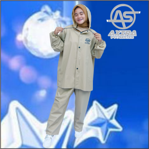Mantel Axira Pvc 0.25 Jas Hujan Setelan Jaket Celana Untuk Pria Dan Wanita Dewasa