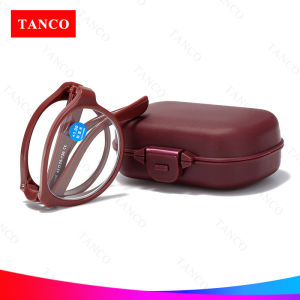 TANCO 5015 Thời trang có thể gập lại Kính đọc sách cho nam giới và phụ nữ chống ánh sáng xanh farsighted Kính Mắt Ngăn chặn mỏi mắt UV400 + 1.0 + 1.5 + 2.0 + 2.5 + 3.0 + 3.5 + 4.0