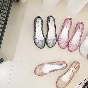 [Free Shipping] New Summer Crystal Sandals For Women Thick-Soled Casual Comfortable Crystal Shoes High-Heeled Wedge Sandals For Beach Vacation