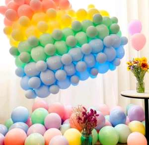 Size12 Macaron Color Balloons for Birthday Party Decoration - Pack of 25/50/100 (230)