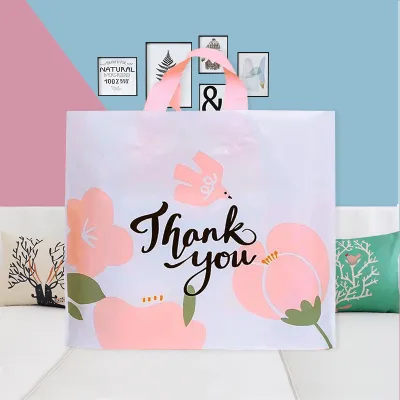 50PCS Thank You Plastic Bag