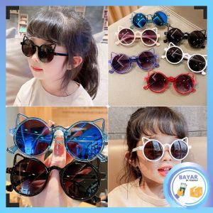 Bayar Di Tempat - Kacamata Anak Fashion Korea / Kacamata Kucing Lucu / Kacamata Anak Bentuk Kucing