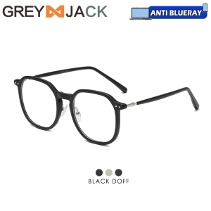 Grey Jack Kacamata Antiradiasi Blueray Model Semi Kotak Oversized Ringan Bisa Minus Antiradiasi Blueray Photocromic 32057