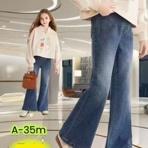 Celana Jeans Polos Anak Perempuan Usia 6-10 Tahun Jeans Anak Perempuan Terbaru