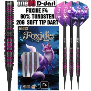 ONE80 SOFT TIP DART - 20G FOXIDE F4 90% Tungsten Original Electronic Darts (ARROW DART LEMBUT)