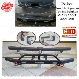 PAKET LENGKAP TOWING DEPAN BELAKANG BUMPER BEMPER BESI AVANZA VVTI 2003-2011