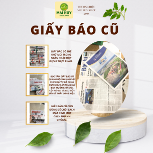 COMBO 4KG Giấy báo cũ bán (kg ) siêu rẻ tái sử dụng thân thiện môi trường dùng gói chèn hàng -Mai Huy