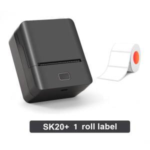 KAYSION เครื่องพิมพ์ฉลากความร้อนแบบบลูทูธไร้สายขนาดเล็กพกพาได้เครื่องพิมพ์ป้ายผู้ผลิตสติกเกอร์สำหรับสำนักงานโรงเรียนห้องครัว