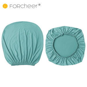 FORCHEER Office Chair Cover Spandex Computer Chair Slip Cover Elastic Solid Colors 2pc set