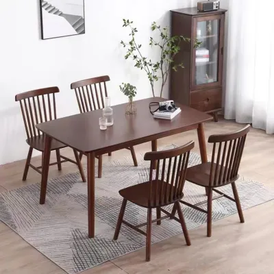 Solid wood Dining table Nordic table set Ikea dining 4/6 set kitchen table coffee table round table 餐桌 桌子