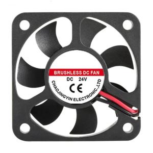 เปลือกพัดลมการจัดการความร้อนแบบ DC5010 5V 12V 24V สำหรับเวิร์กสเตชันและการสื่อสาร
