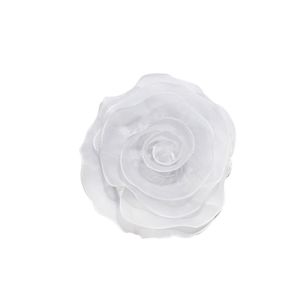 SAVVYSHELF Handmade Rose Flower Patch Clothing Dress Neck Decoration Brooch Accessories Chest Flower Organza 3D Flower Corsage