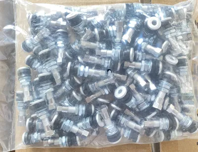 1 bungkus (100 pcs) pentil ban tubeless motor besi pendek vamd161