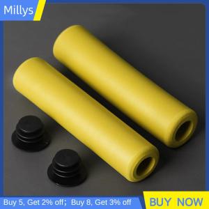 Millys 1คู่ซิลิโคนจักรยานจักรยานกลางแจ้ง MTB จักรยานเสือภูเขาแฮนด์จักรยานปลอกกันลื่นสนับสนุนที่แข็งแกร่งจับชิ้นส่วนจักรยาน