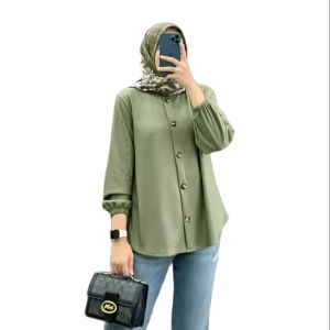 Kemeja Blouse Wanita Lady Crush Kemeja Style Korean Lazlook