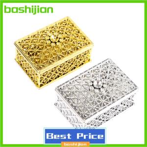 bashijian Mini Kho Báu Lưu Trữ Hộp Đồ Trang Sức Retro Kẹo Vòng Cổ Bông Tai Bead Đính Hộp Nhỏ Đám Cưới Trang Trí Nội Thất Đảng Ủng hộ Quà Tặng