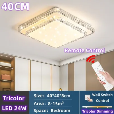 Lampu LED Ceiling Light Modern 3Color Dimming/ Remote Control Lampu Tidur Bilik Nordic Light Bedroom Light Room Light Lampu Tidur Bilik