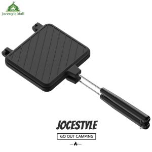 [Jocestyle Mall] Hot Sandwich Maker Double Sided Hot Dog Toaster Nonstick High Temperature Resistant for Breakfast Pancakes Toast Omelets