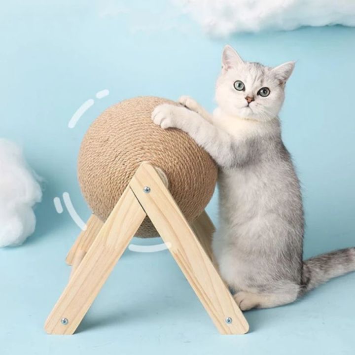 Mainan Garukan Kucing Cat Scratcher Bola Garukan Kucing Cat