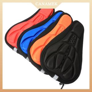 [CANAMEK] Soft 3D Padded Cycling Bicycle MTB Bike Seat Cover Cushion Sponge Foam Comfortable saddles Mat Cushion Bicycle Accessory