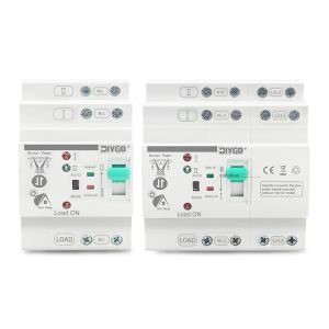 Photovoltaic Mini ATS Dual Power Automatic Transfer Switch 80A UPS Millisecond Switching