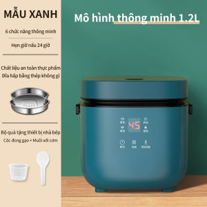 Nồi Cơm Điện Mini Đa Chức Năng 12L - Chống Dính Cao Cấp Hầm Cháo Mềm Hấp Đồ Nhanh Tiết Kiệm Điện
