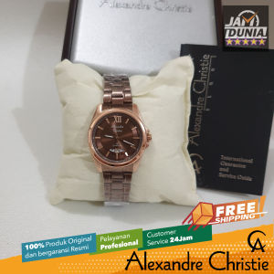 JAM TANGAN ALEXANDRE CHRISTIE WANITA ORIGINAL 8659 AC8659 AC 8659 - Women CT - Stainless Steel - Brown - Jamdunia / Jam dunia JD18 # JAM TANGAN ALEXANDER CHRISTIE WANITA JAM ALEXANDER CHRISTIE WANITA + AC 8659 L5 AC8659 AC8659L5 AC 8659L5 ACF8659L5 S003