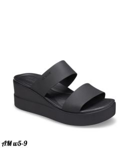 รองเท้าเสริมสูง Crocs Brooklyn แบบ ส้นสูง Hi-end 1.1 รุ่นสำหรับผู้หญิง ของที่กำลังฮิตมาก ความสูง 4-5cm