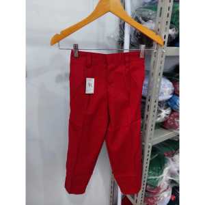 Celana SD Panjang Merah Seragam Sekolah SD Anak Laki laki