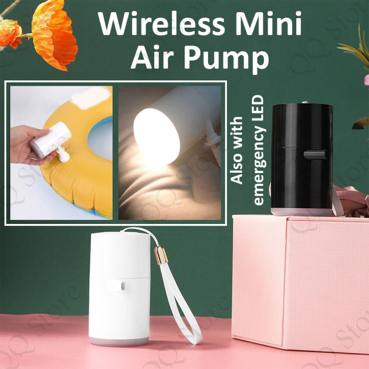 Mini Powerful Portable Air Pump Pool Mattress Rechargeable Battery