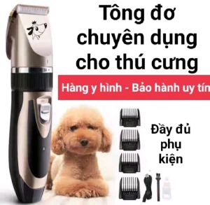 Tông đơ cắt lông cho chó mèo -Full box phụ kiện tông đơ tỉa lông thú cưng sạc điện tiết kiệm và tiện dụng