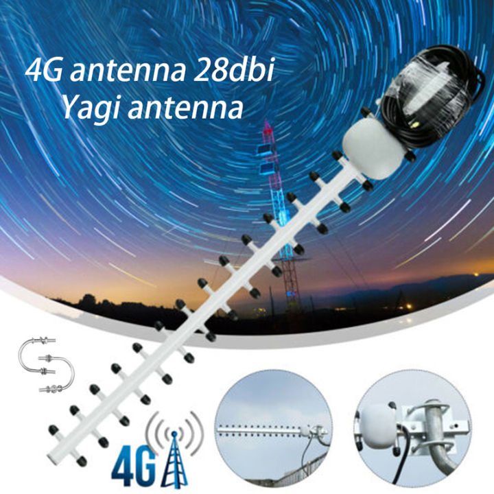 4G Antenna Yagi Antenna 28dbi 4G LTE SMA Male Outdoor Directional