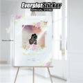 Welcome Board Wedding Name Acrylic, White Crystal Welcome Board Custom Acrylic, Wedding Signage, Welcome Board Acrylic. 